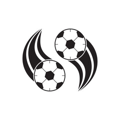 football. ball vector illustration. for sports and championship designs.