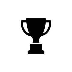 trophy icon vector logo template