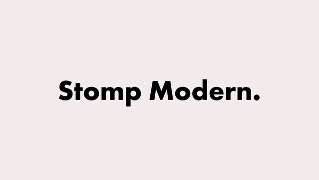 Stomp Modern Text Animator
