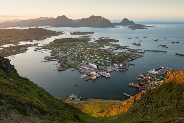 Village of Ballstad, Lofoten Islands, Norway