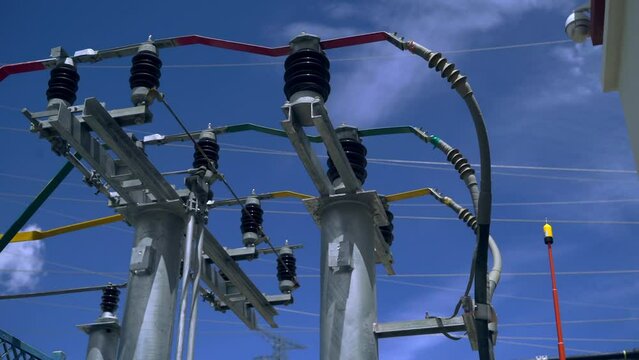 Electrical transformer sub-station,china.