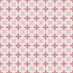 In this seamless pattern, use flower graphics arranged neatly, alternating between flowers that are the same pattern but arranged in dark and light colors.