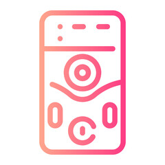 cpu tower gradient icon