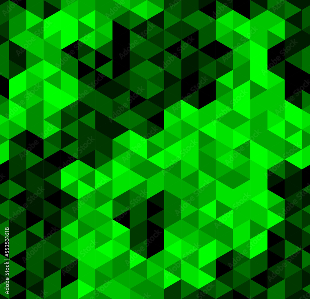 Canvas Prints vector trendy low poly seamless pattern. camouflage polygonal background