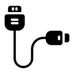 cable glyph icon