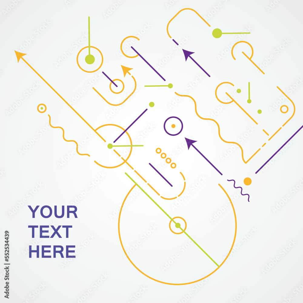 Poster Vector internet technology banner. Abstract circuit board. Global network background