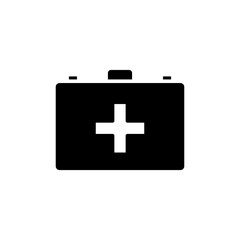 Medical kit icon vector