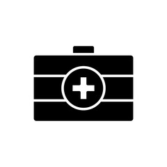Medical kit icon vector