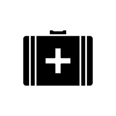 Medical kit icon vector