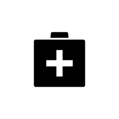 Medical kit icon vector