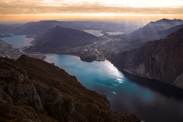 Fototapeta premium Mountain and Lake - Belvedere dei Resinelli
