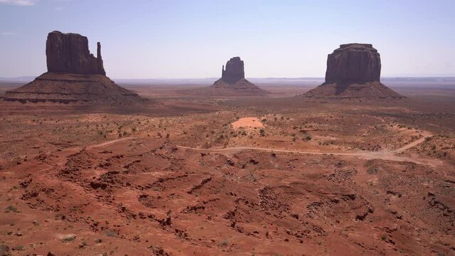 Monument Valley Time Lapse John Wayne Point Overlook Utah Arizona Southwest USA
