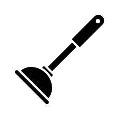 plunger icon vector design template in white background