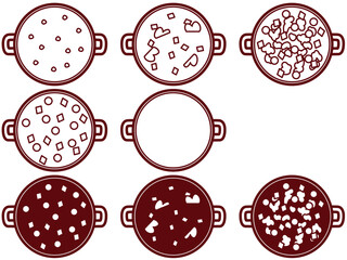 Fototapeta premium スープ鍋上L