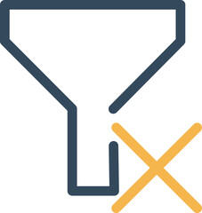 Remove Filter Vector Icon

