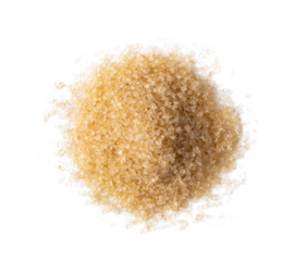 brown sugar isolated on transparent png