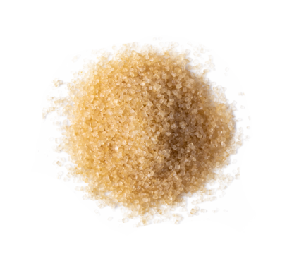 brown sugar isolated on transparent png