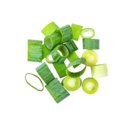 chopped green onions on transparent png