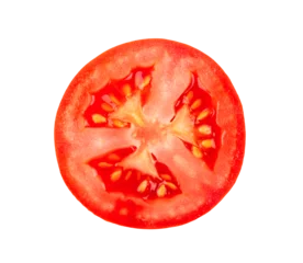 Fotobehang tomato isolated on transparent png © supamas