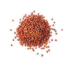 red quinoa isolated on transparent png