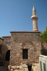 Fototapeta na wymiar Kesik Minare Mosque in Antalya, Turkiye
