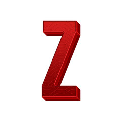 Z 3d letter text effect