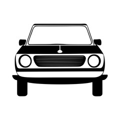 Plakat muscle car icon.