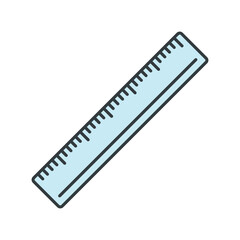 Ruler icon vector design templates