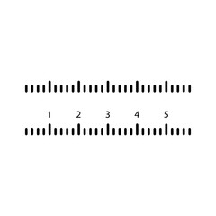 Ruler icon vector design templates