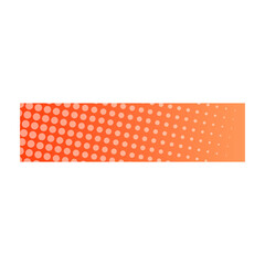 orange banner bar dot