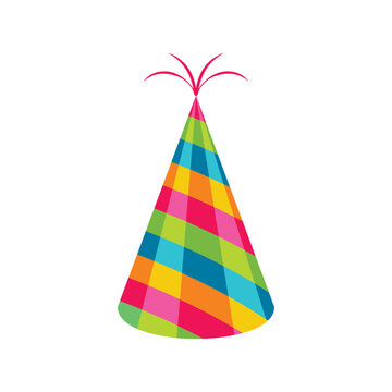 Party cap icon. Party cone illustration symbol. Sign birtsday element vector