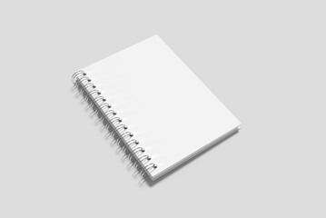 Spiral Notebook Blank Mockup