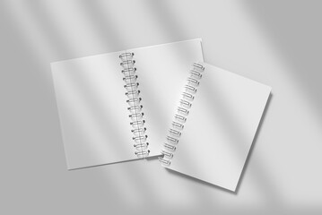 Spiral Notebook Blank Mockup