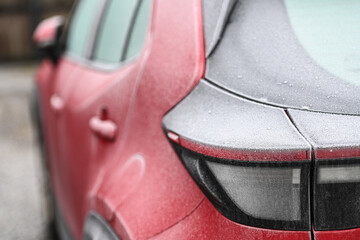 auto voiture gel givre hiver securité froid