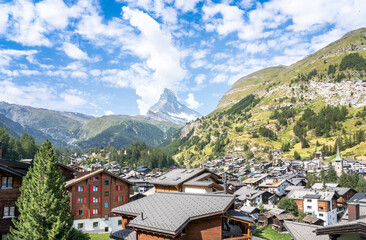 Zermatt and Matterhorn on the background, Switzerland