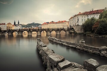 Fototapeta premium Bridge over the River