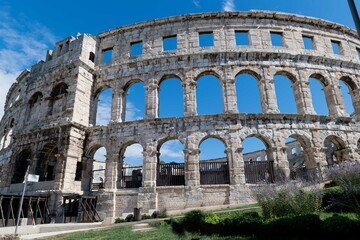 Obraz premium Amphitheater in Puka Croatia