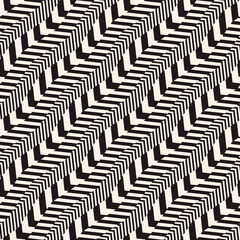 Monochrome Moiré Effect Textured Broken Striped Pattern