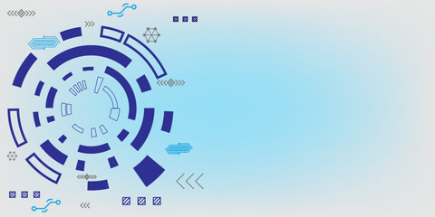 Obraz premium Digital network background