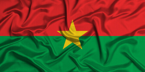 Illustration of Burkina Faso flag