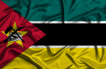 Illustration of Mozambique flag