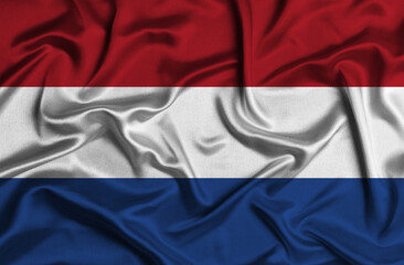 Illustration of Netherlands flag
