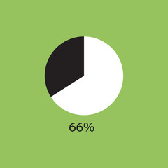 circle percentage diagrams showing % ready-to-use for web design, user interface (UI) or infographic - indicator 