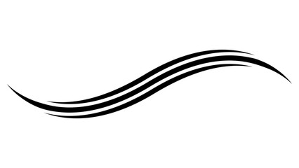 Curve line strip swirl wave, shape design, curve line energy - obrazy, fototapety, plakaty
