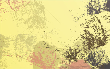 Abstract gruge texture paintbrush multicolor background