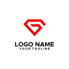 Letter G Diamond Logo Design