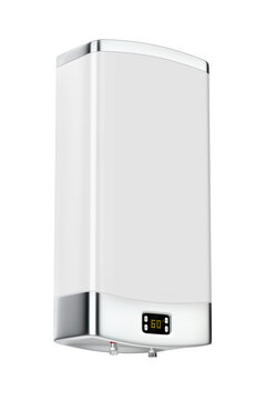 Digital Storage Water Heater On Transparent Background