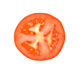 tomato sliced on transparent png