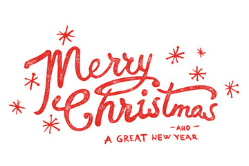 Christmas typography, handwriting . Vector Illustration. - 552567019