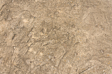 Damaged concrete ground texture for background, wallpaper